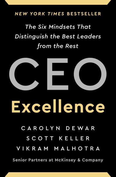 CEO Excellence: The Six Mindsets That Distinguish the Best Leaders from the Rest cover