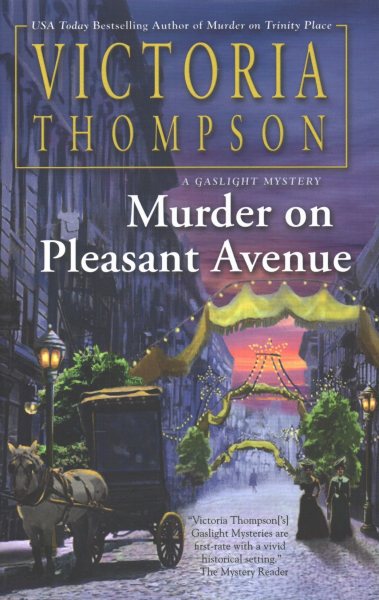 Murder on Pleasant Avenue (A Gaslight Mystery) cover