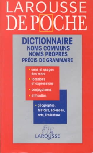 Larousse De Poche: Dictionnaire Noms Communs, Noms Propres Precis De Grammaire (Countries of the World Fact Cards) (French Edition) cover