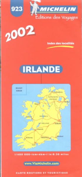 Michelin Ireland Map No. 923, 5e cover