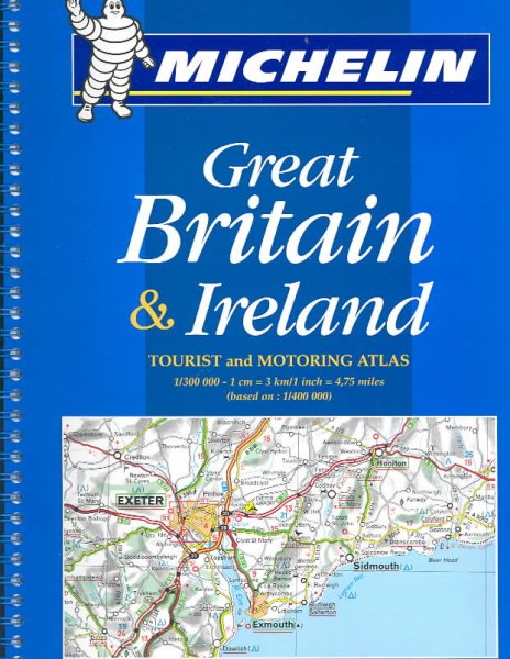 Michelin Great Britain & Ireland Tourist and Motoring Atlas (Spiral) No. 1122, 13e
