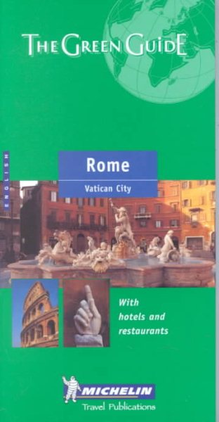Michelin the Green Guide Rome (Michelin Green Guides) (French Edition) cover