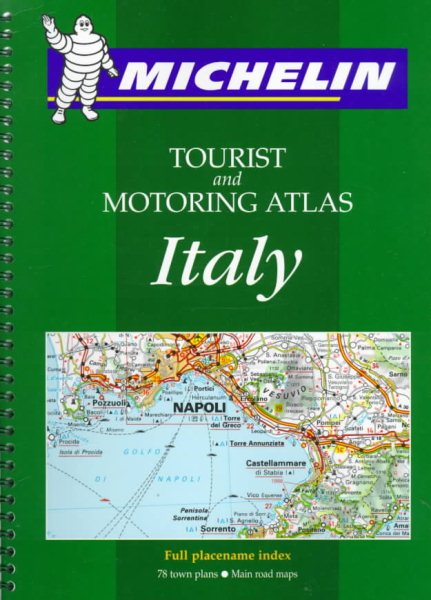 Michelin Tourist and Motoring Atlas Italy (Michelin Atlases) cover