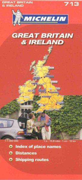 Michelin Map Great Britain & Ireland 713 (Maps/Country (Michelin)) cover