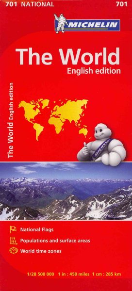 Michelin World Map 701 (Maps/Country (Michelin)) cover
