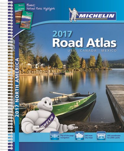 Michelin North America Road Atlas 2017 (Michelin Road Atlas) cover