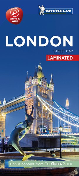 Michelin London City Map - Laminated (Michelin Write & Wipe) cover