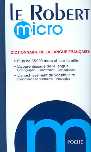Le Robert Micro 2008: Dictionnaire d'apprentissage de la langue française (French Edition) cover