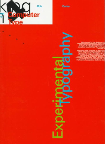 EXPERIMENTAL TYPOGRAPHY (Working With Computer Type, No 4) (Bk. 4) cover