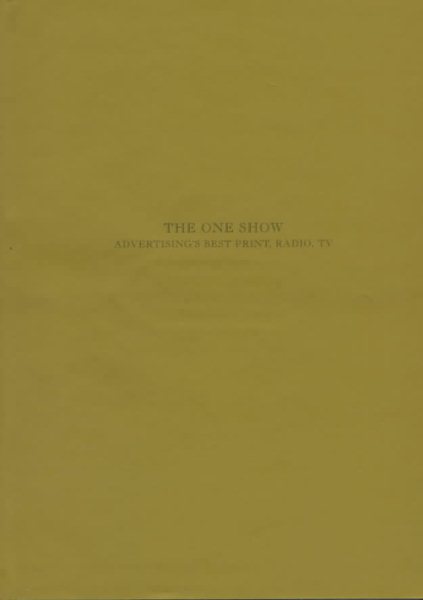 The One Show Annual: Volume 19 cover