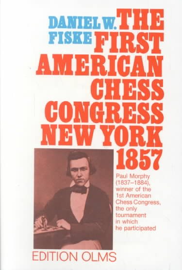 The First American Chess Congress cover
