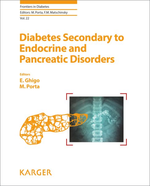 Diabetes Secondary to Endocrine and Pancreatic Disorders (Frontiers in Diabetes, Vol. 22) cover