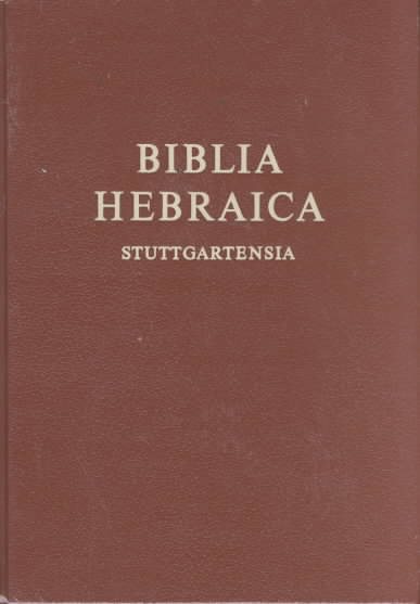 Biblia Hebraica Stuttgartensia cover
