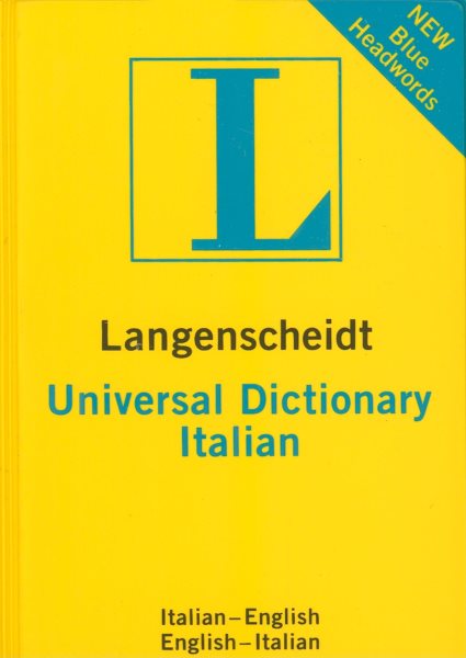 Langenscheidt Universal Dictionary Italian (Langenscheidt Universal Dictionaries) cover