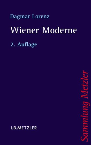 Wiener Moderne (Sammlung Metzler) (German Edition) cover
