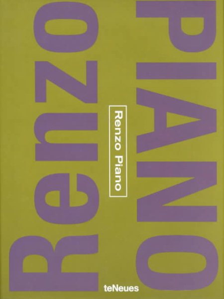 Renzo Piano (English, Italian, French and German Edition) cover