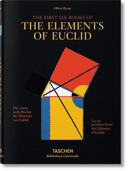 Oliver Byrne. Six Books of Euclid cover