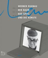 Werner Ruhnau: Space, Play and the Arts cover
