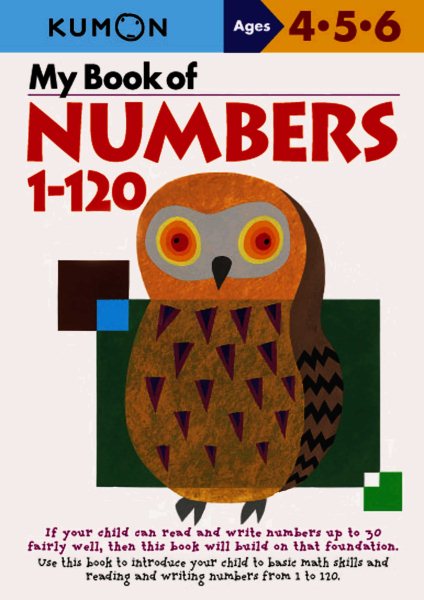 My Book Of Numbers 1-120 (Kumon Workbooks) cover