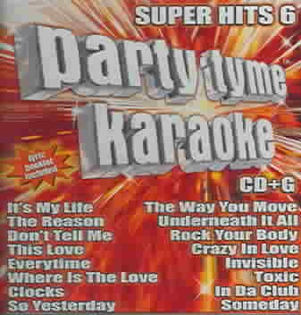 Party Tyme Karaoke: Super Hits 6 cover