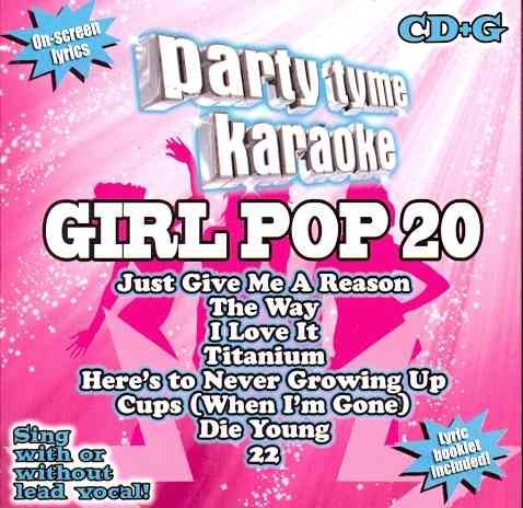 Party Tyme Karaoke - Girl Pop 20 [8+8-song CD+G] cover