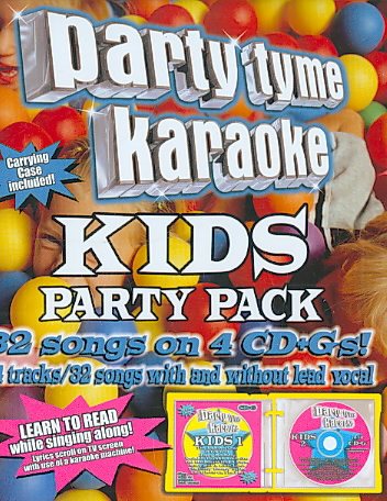 Party Tyme Karaoke - Kids Party Pack (32+32-song Party Pack) [4 CD] cover
