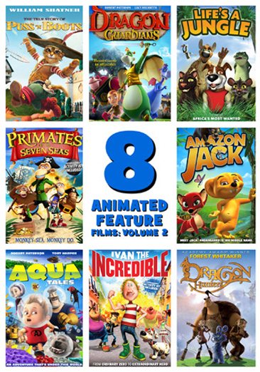 8 Animated Feature Films, Vol. 2 cover