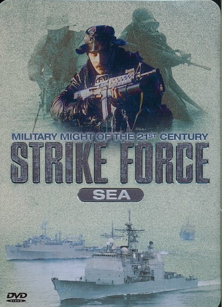 Strike Force Sea (Military Might Of The 21st Century) Tin Can Collection 5 Dvd cover