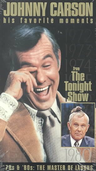 Johnny Carson - His Favorite Moments from The Tonight Show - '70s & '80s, The Master of Laughs [VHS] cover