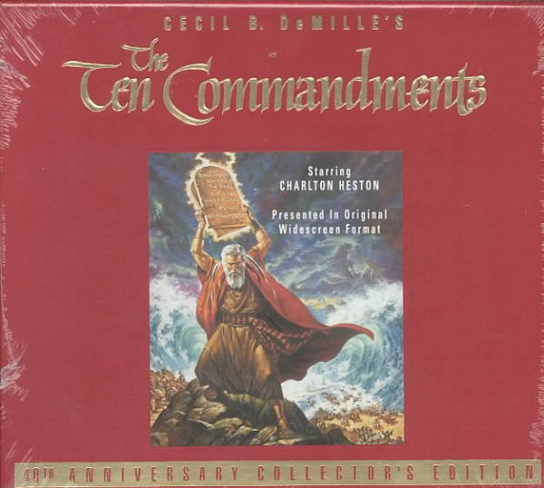 The Ten Commandments - 40th Anniversary Collector's Edition [VHS] cover