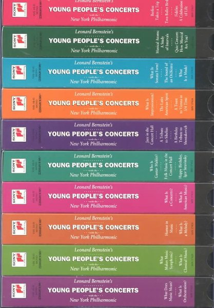 Leonard Bernstein's Young People's Concerts - 10-Tape Set [VHS]