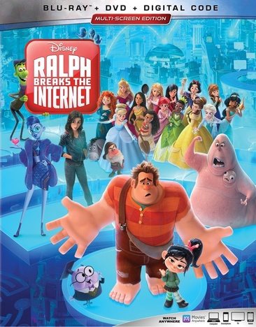 RALPH BREAKS THE INTERNET [Blu Ray + DVD + Digital Copy] [Blu-ray] cover