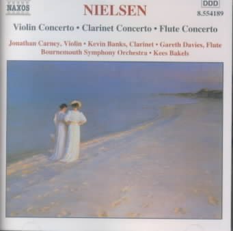 Nielsen: Violin Concerto / Clarinet Concerto / Flute Concerto cover