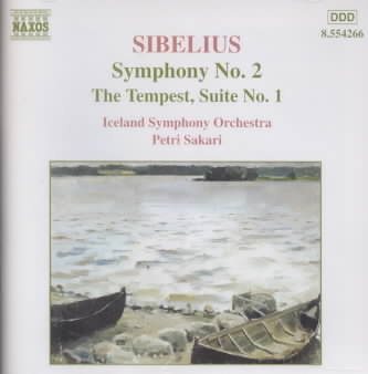 Sibelius: Symphony No. 2 / The Tempest, Suite No. 1 cover