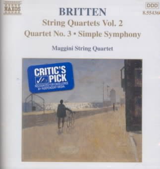 Britten: String Quartets, Vol.2 cover