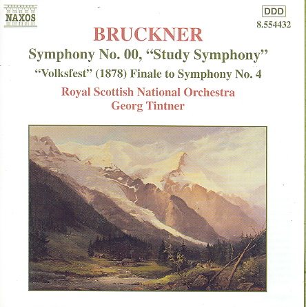 Bruckner: Symphony No. 00 'Study Symphony' / 'Volkfest' (1878) Finale to Symphony No. 4 cover