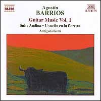 Barrios: Guitar Music, Vol. 1 cover