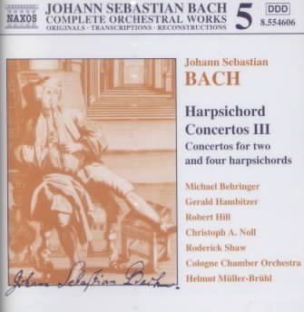 Harpsichord Concertos III cover