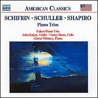 Schifrin/Schuller/Shapiro: Piano Trios cover