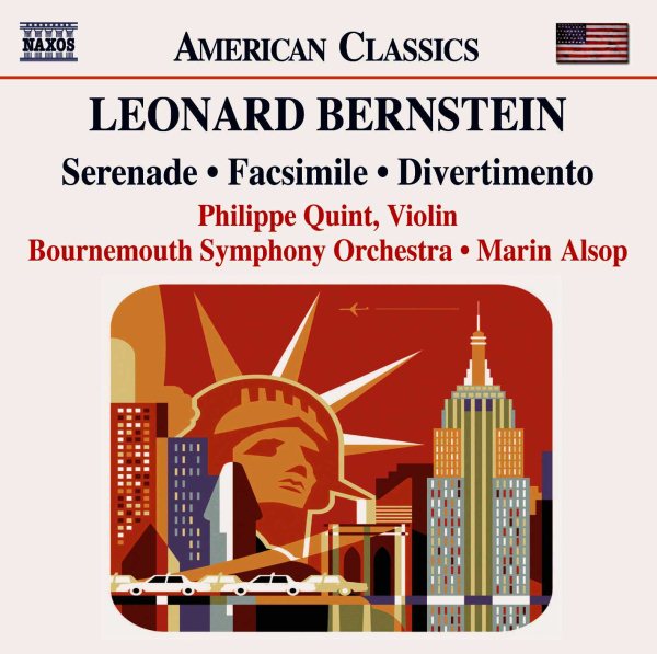 Bernstein: Serenade, Facsimile, Divertimento cover