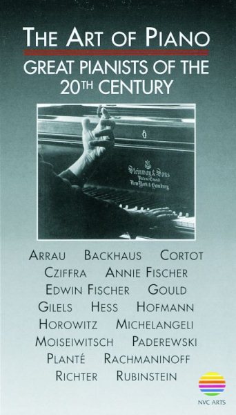 Art of Piano - Great Pianists of the 20th Century [VHS] cover