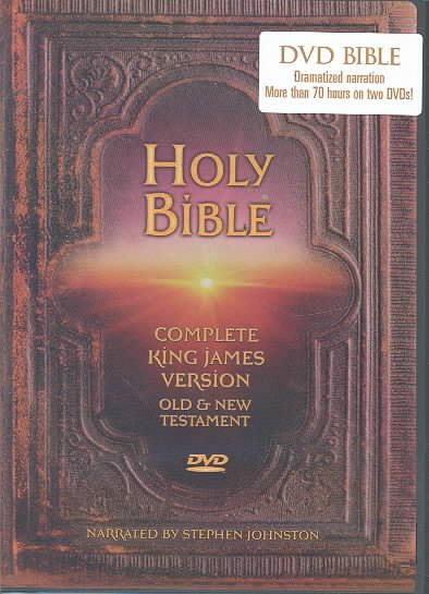 The Holy Bible - Complete King James Version - Old & New Testament- DVD cover