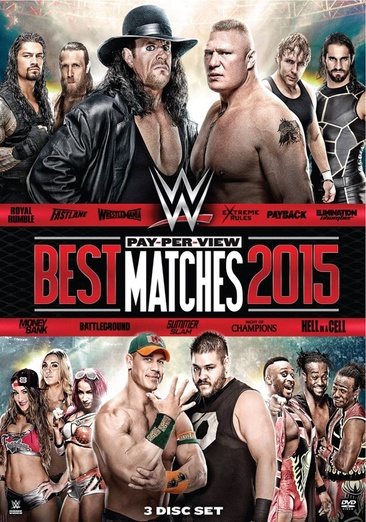 WWE: Best PPV Matches 2015 (DVD) cover