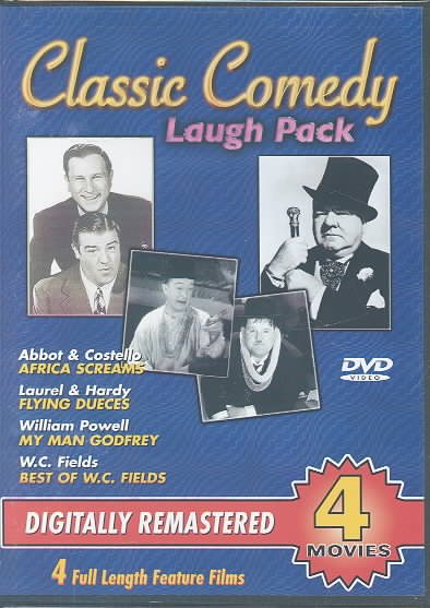 Classic Comedy Laugh Pack (Africa Screams / Flying Dueces / My Man Godfrey / Best of W. C. Fields)