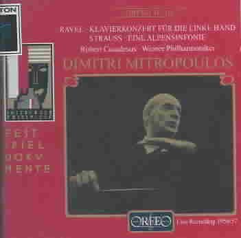 Ravel: Concerto for Left Hand for Piano & Orchestra / Strauss: Eine Alpensinfonie cover