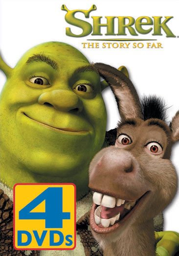 Shrek - The Story So Far (Shrek 1 & 2 Full Screen / Shrek 3D - Party in the Swamp) cover
