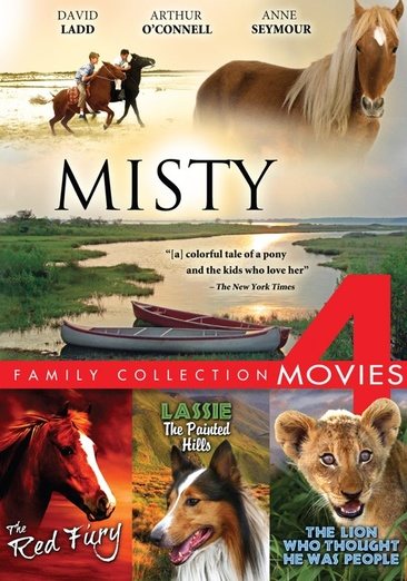 4-Movie Family: Misty/The Red Fury/Lassie: The Painted Hills/The Lion Who Thought He Was People cover