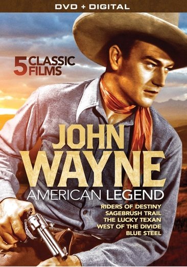 John Wayne - American Legend - 5 Films in Color and B&W + Digital cover