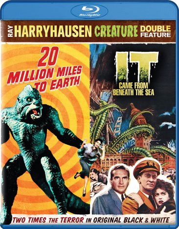 20 Million Miles To Earth / It Came From Beneath The Sea - Ray Harryhausen BD Double Feature [Blu-ray] cover
