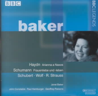 Baker Sings Haydn / Schumann / Schubert / Wolf / Strauss cover
